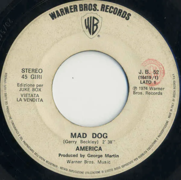 Mad Dog / Good Bye Mama