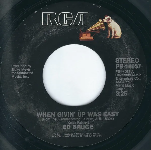 When Givin' Up Was Easy