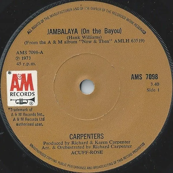 ジャンバラヤ = Jambalaya (On The Bayou)