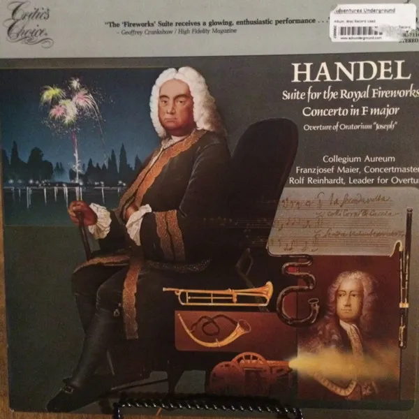 Handel: Suite For The Royal Fireworks Concerto In F Major