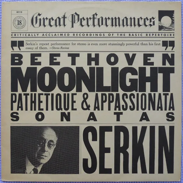 Moonlight Pathetique & Appassionata Sonatas