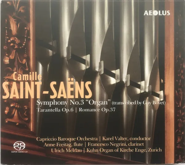 Symphony No.3 "Organ" / Tarantella Op.6 / Romance Op.37