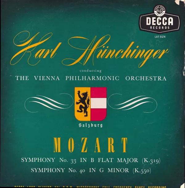 Symphony No. 40 In G Minor (K.550) / Symphony No. 33 In B Flat Major (K.319)