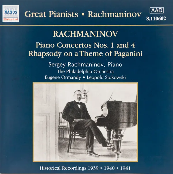 Piano Concertos Nos. 1 And 4 / Rhapsody On A Theme Of Paganini