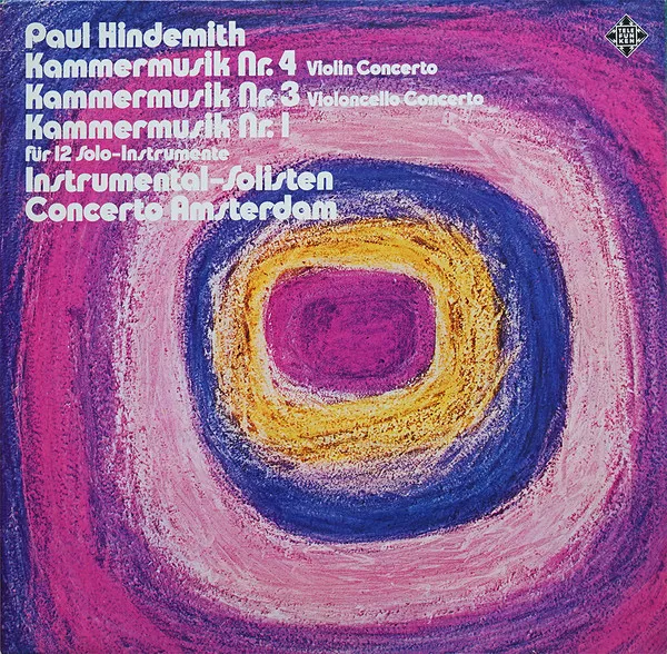 Kammermusik Nr. 4 Violin Concerto - Nr. 3 Violoncello Concerto - Nr. 1 Für 12 Solo-Instrumente