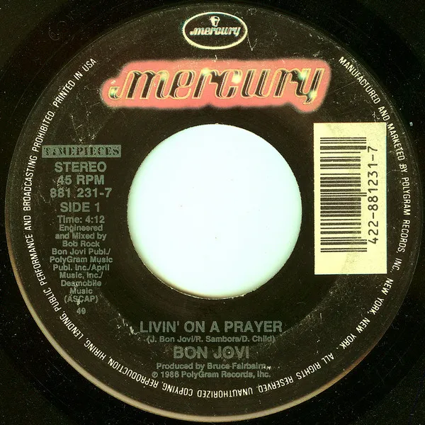 Livin' On A Prayer / You Give Love A Bad Name