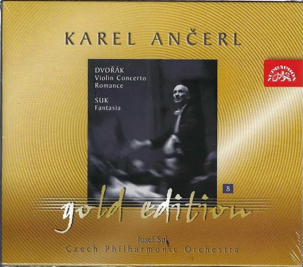 Ančerl Gold Edition 8 Dvořák : Koncert a Romance pro housle a orchestr / Suk : Fantazie pro housle a orchestr