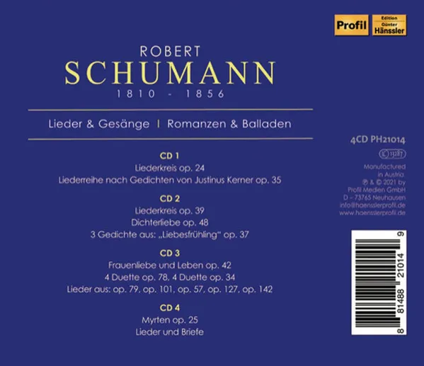 Lieder on Record Vol.1 - Lieder & Gesänge / Romanzen & Balladen