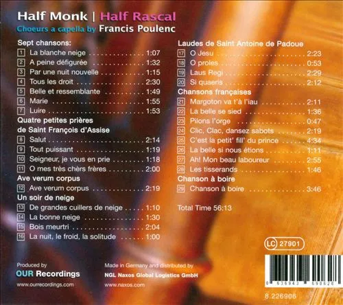 Geistliche & weltliche Chorwerke - "Half Monk/Half Rascal"