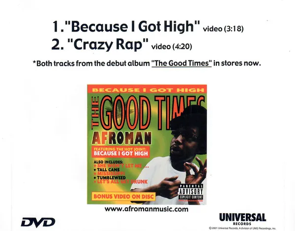 Because I Got High / Crazy Rap