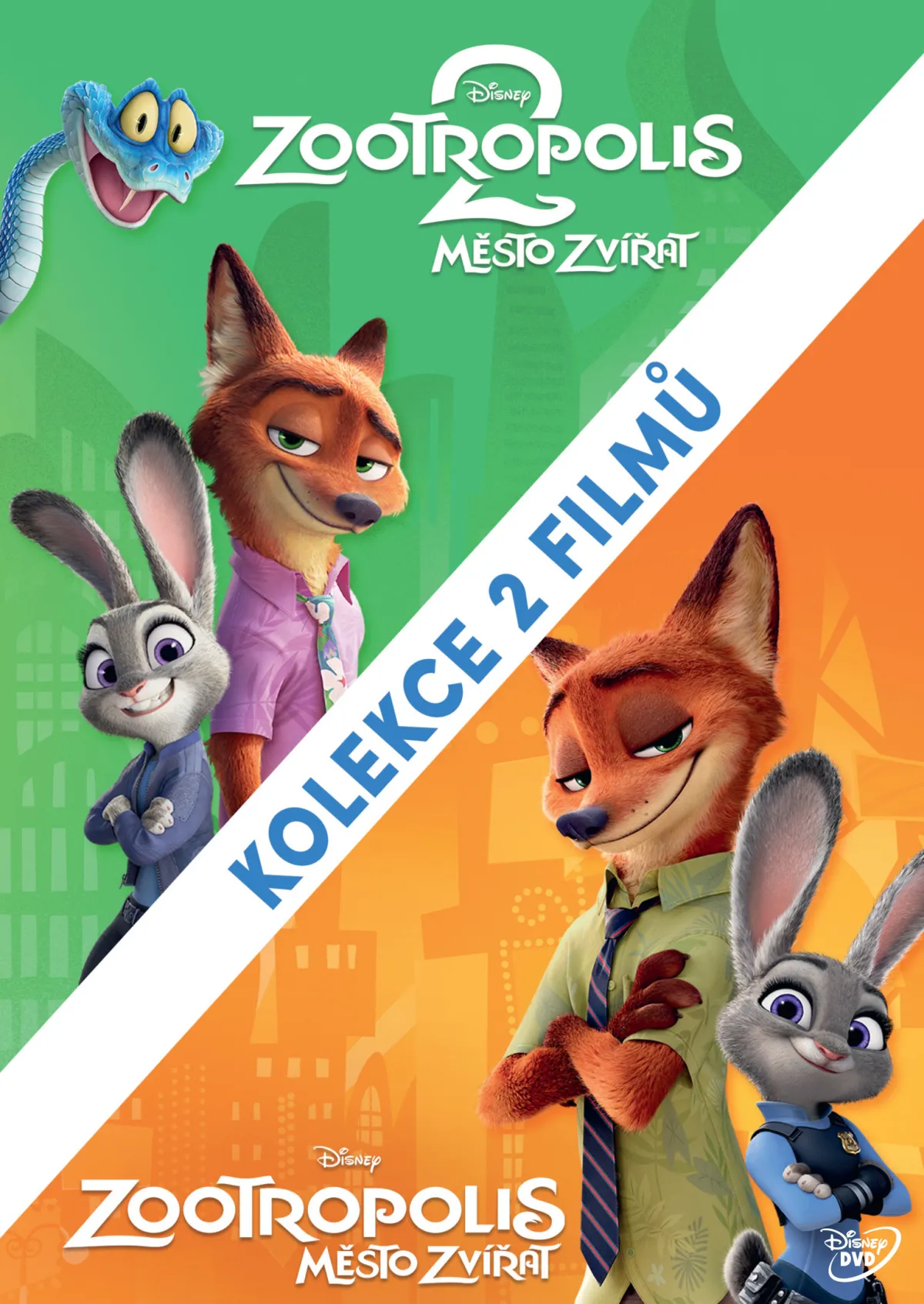 Zootropolis: Město zvířat kolekce 1.+2. kolekce 2DVD