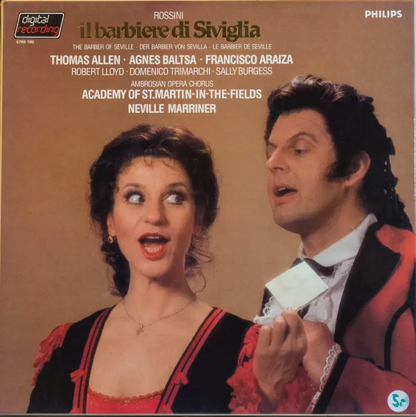 Il Barbiere Di Siviglia = The Barber Of Seville = Der Barbier Von Sevilla = Le Barbier De Seville