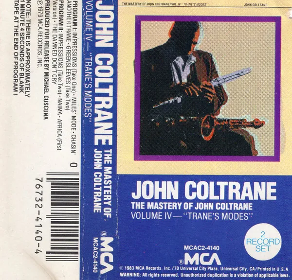 The Mastery Of John Coltrane / Vol. IV "Trane's Modes"