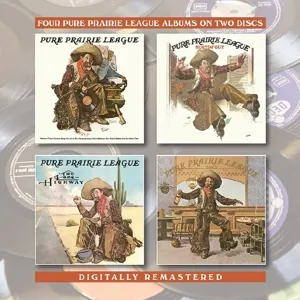 Four Pure Prairie League Albums On 2 Discs