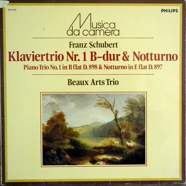 Piano Trio • Klaviertrio Nr. 1 D 898 / Notturno D 897