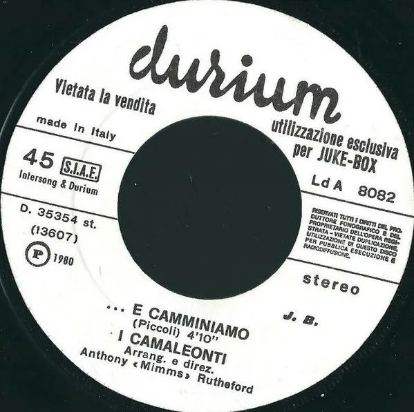 ...E Camminiamo / When I'm With You