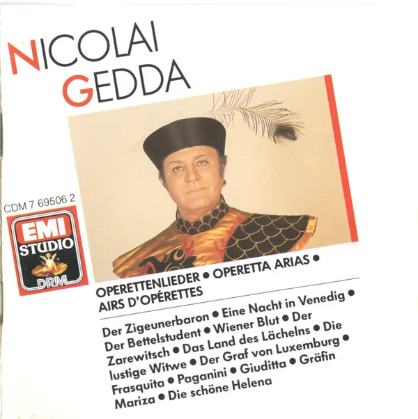 Operettenlieder . Operetta Arias . Airs D'Opérettes