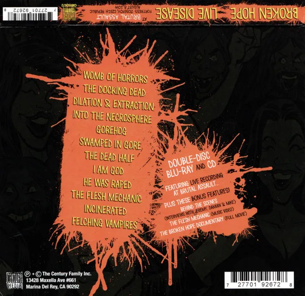 Live Disease (At Brutal Assault Fortress Josefov, Czech Republic August 8, 2014)