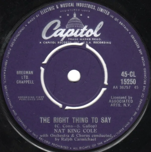 The Right Thing To Say