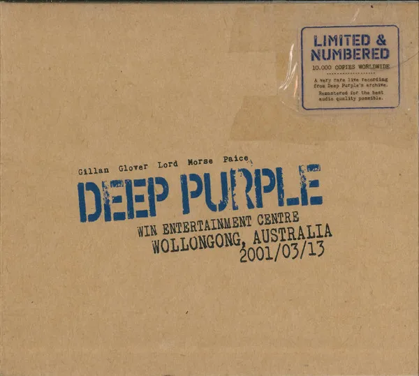 Live In Wollongong 2001 (Limited Numbered Edition)