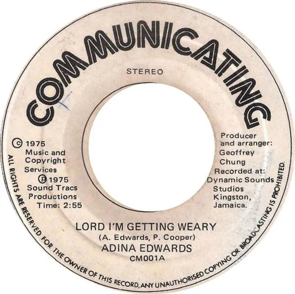 Lord I'm Getting Weary / Prayer For The Blind