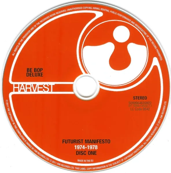 Futurist Manifesto - The Harvest Years 1974 - 1978