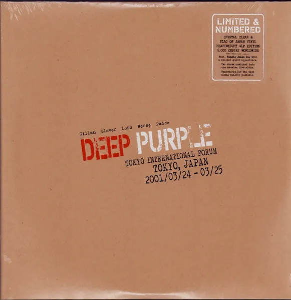 Live In Tokyo 2001 (remastered) (180g) (Crystal Clear & »Flag Of Japan« Vinyl)