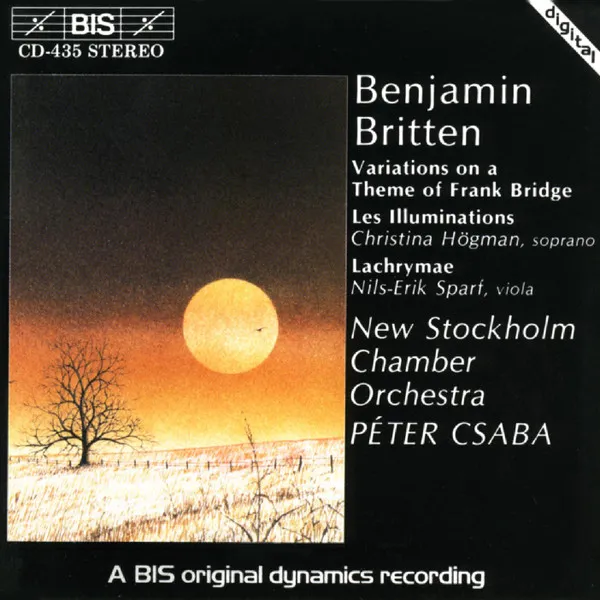 Variations on a Theme by Bridge op.10