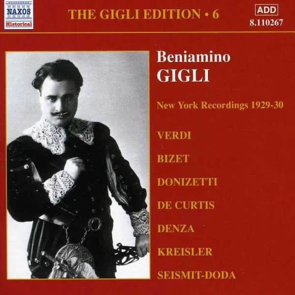 Gigli Edition No.6: New York Recordings 1929-30