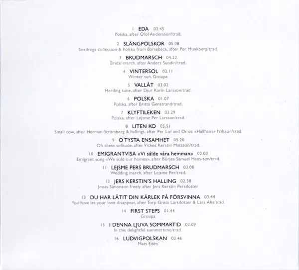 Kind Of Folk Vol. 1 Sweden