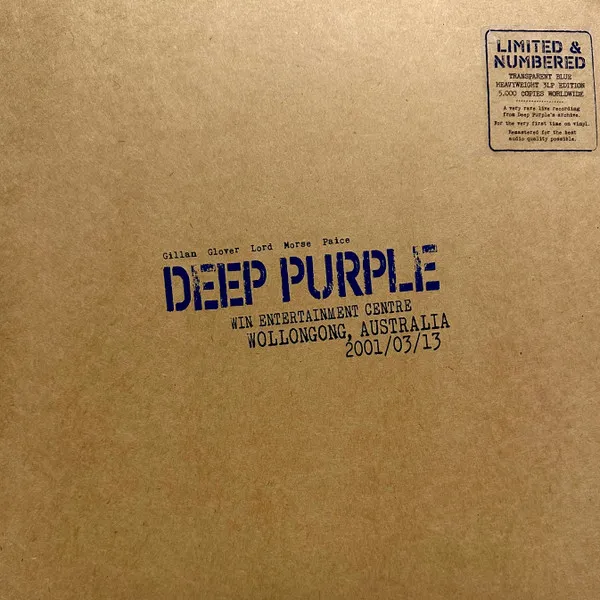 Live In Wollongong 2001 (remastered) (180g) (Limited Numbered Edition) (Blue Vinyl)