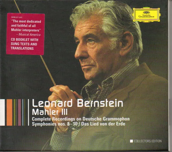 Mahler III – Complete Recordings On Deutsche Grammophon: Symphonies Nos. 8 - 10 / Das Lied Von Der Erde