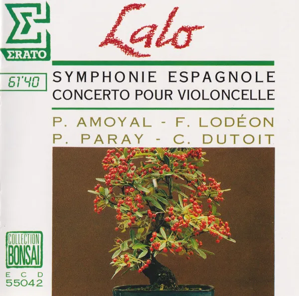 Symphonie Espagnole / Concerto Pour Violoncelle