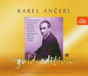 Ančerl Gold Edition 29 Předehry ( Mozart, Beethoven, Wagner, Smetana, Glinka, Berlioz, Rossini , Šostakovič, Weber