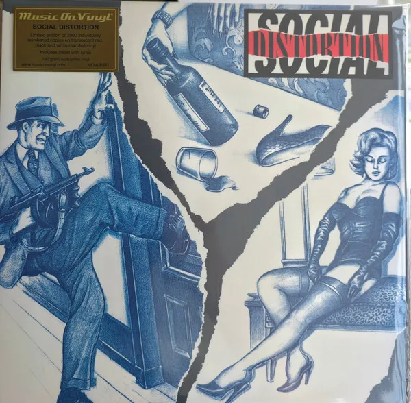 Social Distortion (180g) (Limited Numbered Edition) (Translucent Red, Black & White Marble Vinyl)