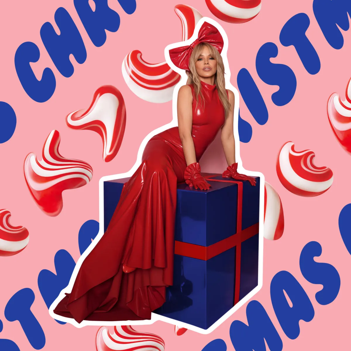 Kylie Minogue:  Kylie Christmas (pink & white vinyl, 140gr.)