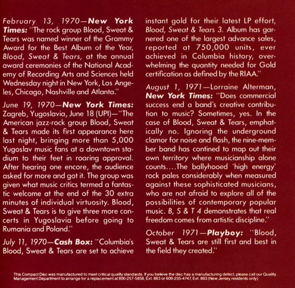 Blood, Sweat & Tears Greatest Hits