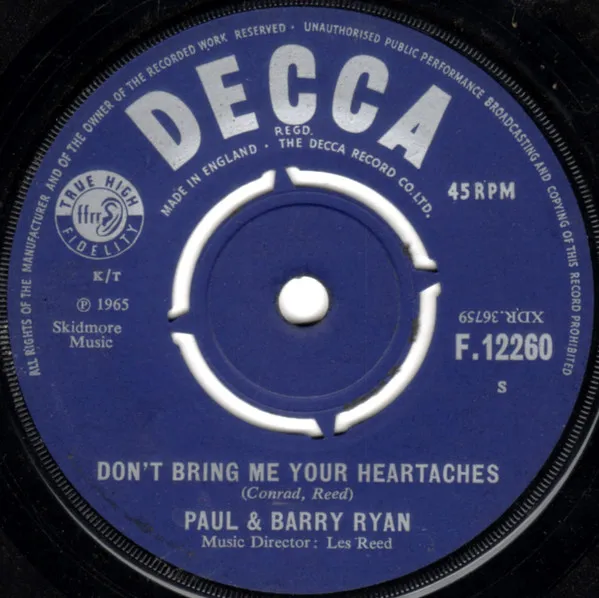Don't Bring Me Your Heartaches