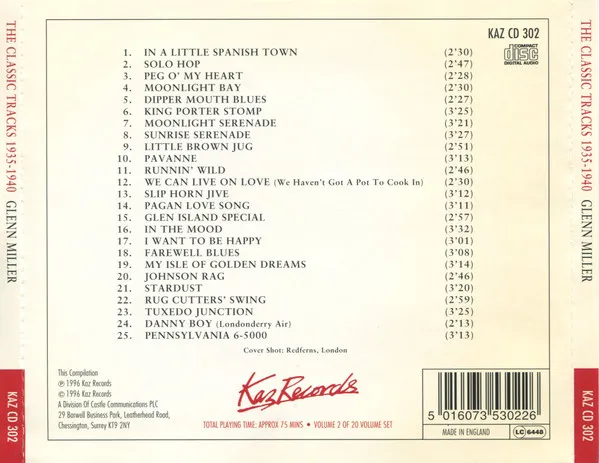 The Classic Tracks 1935 - 1940