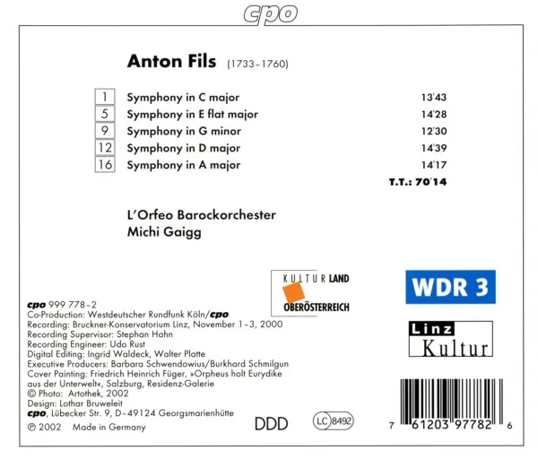 Anton Fils (1733-1760)