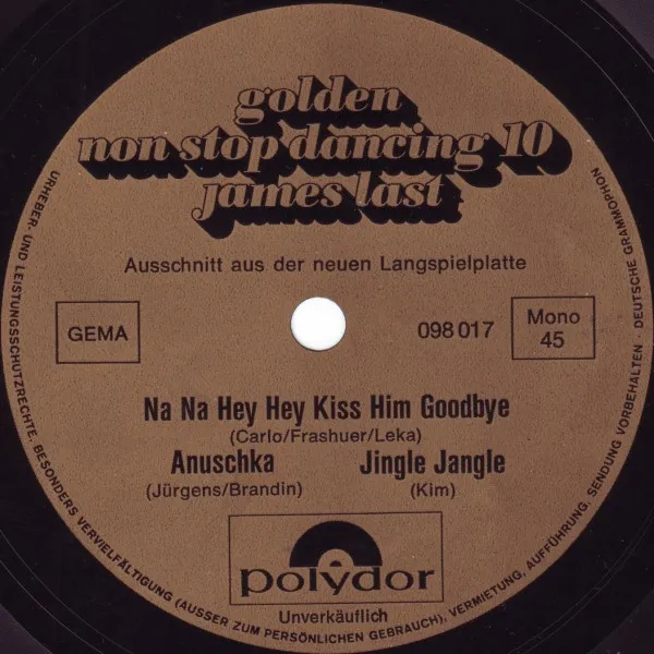 Golden Non Stop Dancing 10 (Ausschnitt Aus Der Neuen Langspielplatte)