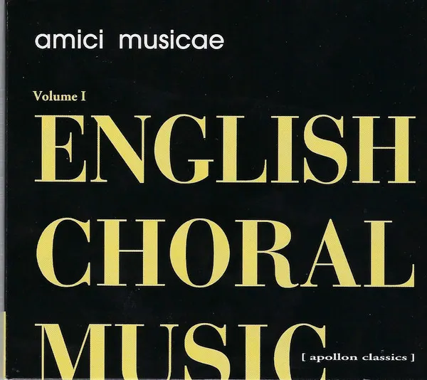 English Choral Music - Volume I