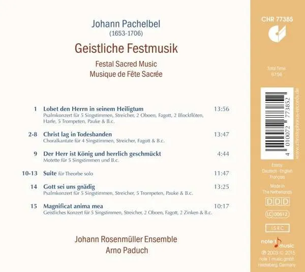 Johann Pachelbel (1653-1706)
