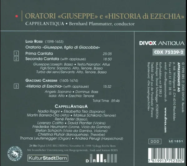 Oratorium "Giuseppe, figlio di Giacobbe"