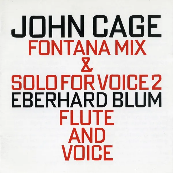 Fontana Mix & Solo For Voice 2