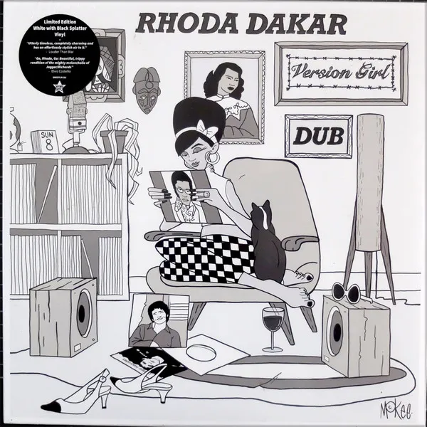 Version Girl In Dub (Limited Edition) (White W/ Black Splatter Vinyl)