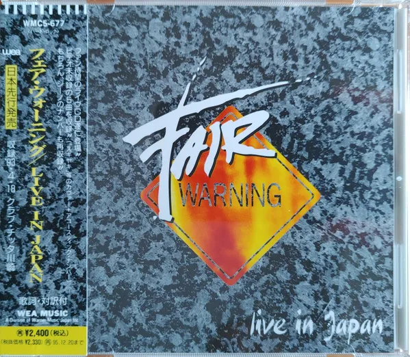 Fair Warning  Live In Japan