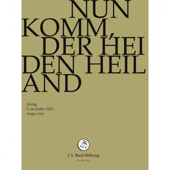 Bach-Kantaten-Edition der Bach-Stiftung St.Gallen - Kantate BWV 61