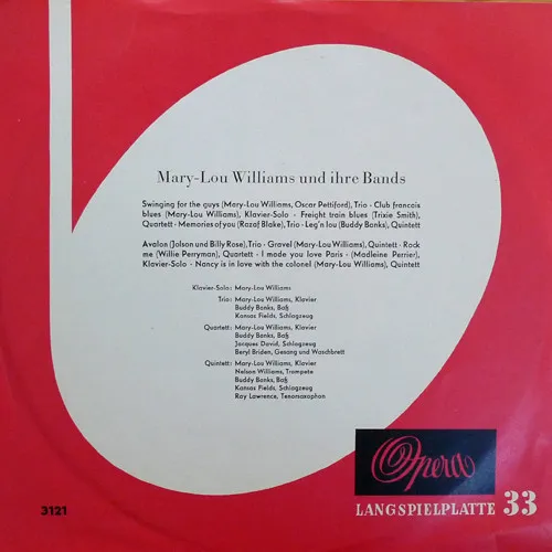Mary-Lou Williams Und Ihre Bands