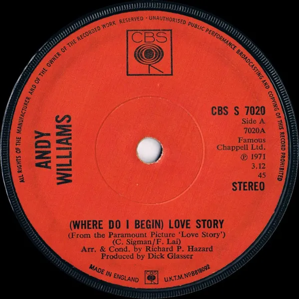 (Where Do I Begin) Love Story